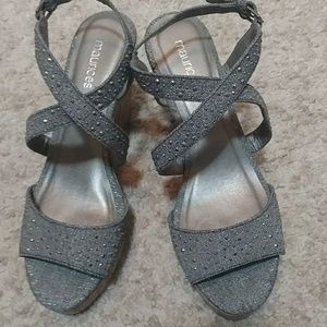 Stone embellished heels